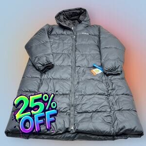 COLUMBIA Women’s 3X Black Long Puffer Coat